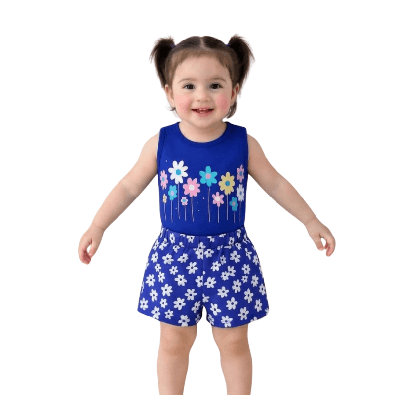 বাচ্চাদের গেঞ্জি সেট ২ পিস (গেঞ্জি+প্যান্ট) (Tank Top)